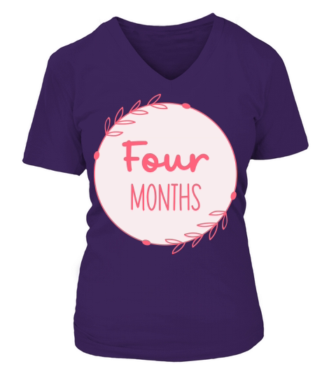 Four Months 02 V-neck T-Shirt Woman