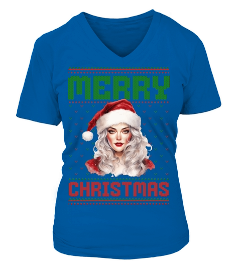 Merry christmas 59 62 V-neck T-Shirt Woman