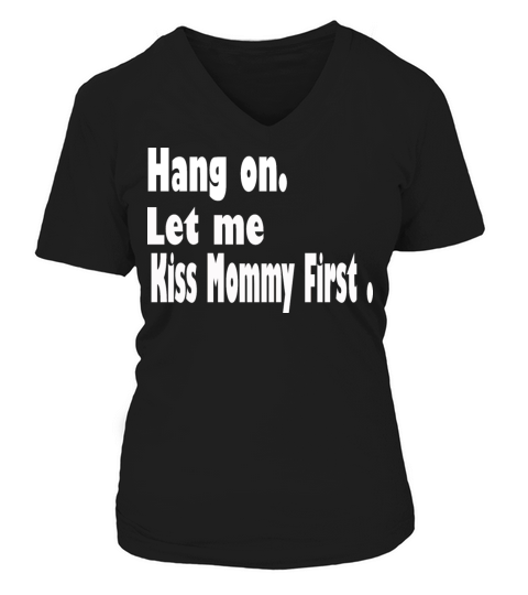 MOMMY FIRST V-neck T-Shirt Woman