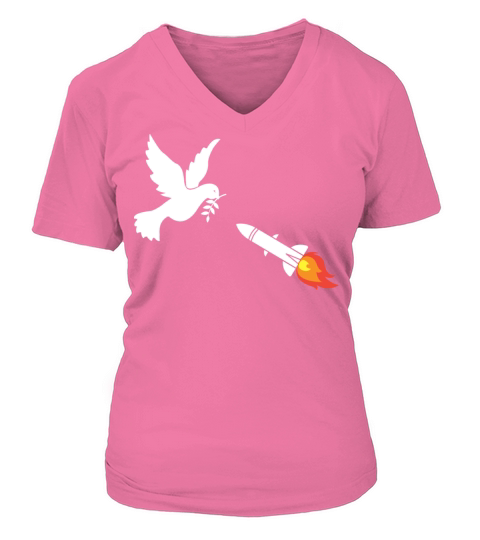 The end of peace V-neck T-Shirt Woman