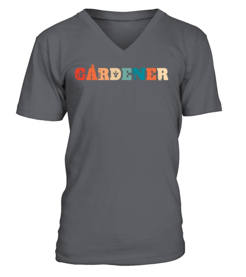 Retro Gardening Garden Vintage Gardener V-Neck T-shirt