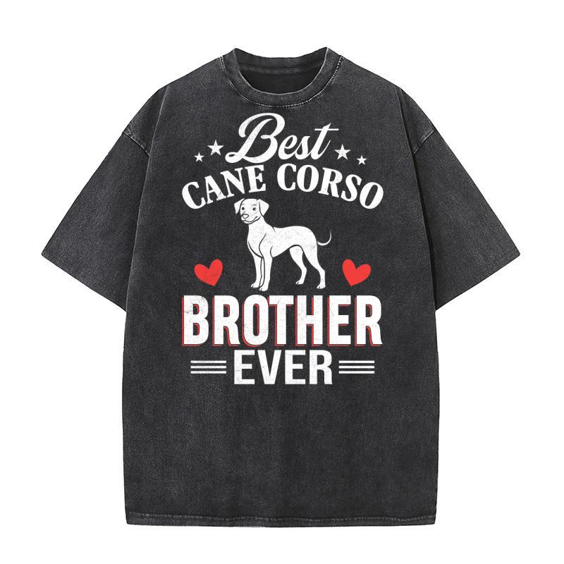 Best Cane Corso Brother Ever Washed T-Shirt