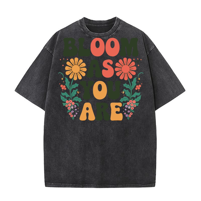 Bloom As You Are2 Washed T-Shirt