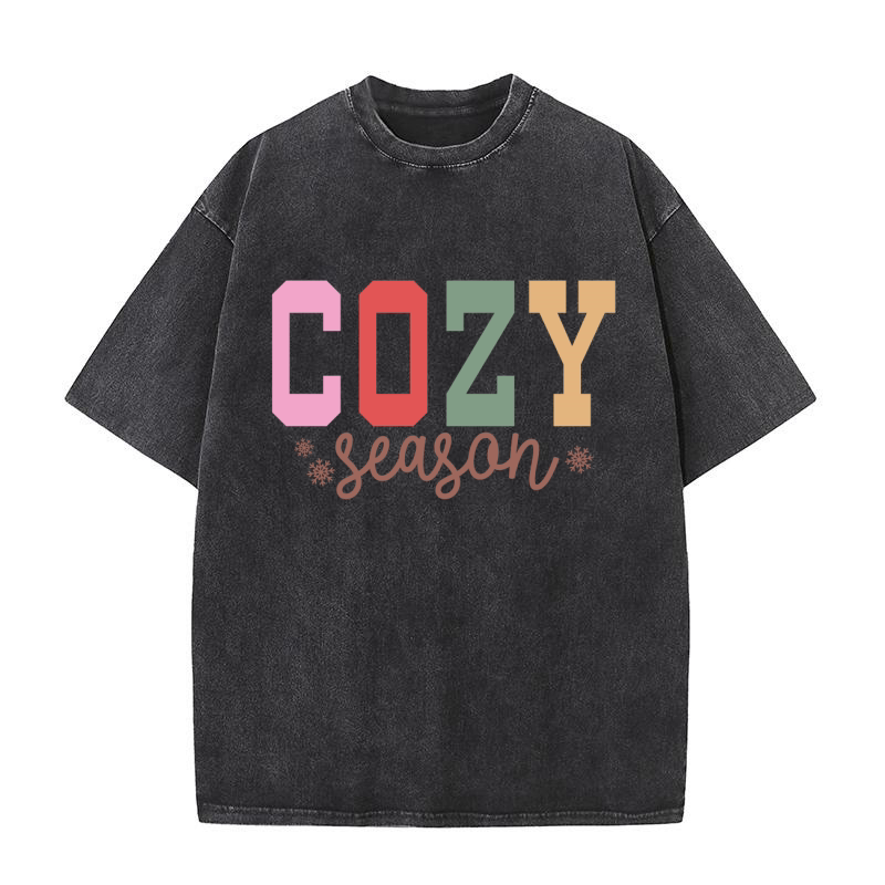Cozy season Washed T-Shirt