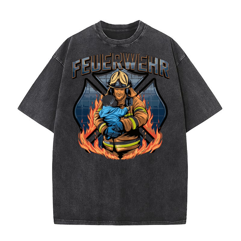 Feuerwehr 2 Washed T-Shirt