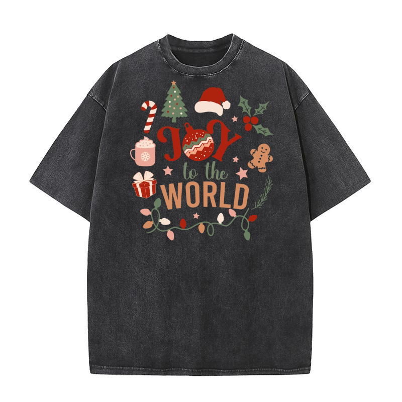 Joy the the world Washed T-Shirt