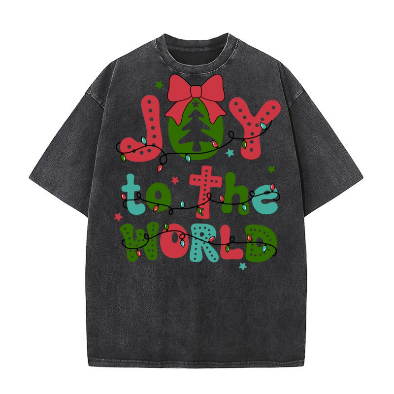 Joy to the world 4 Washed T-Shirt