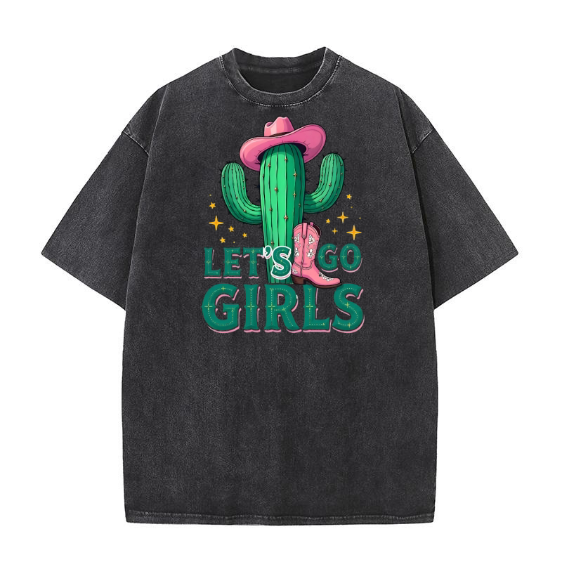 Lets go girls 1 Washed T-Shirt