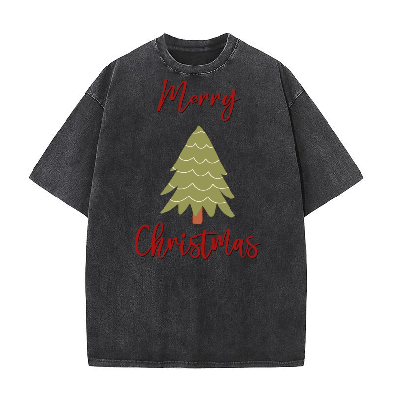 Merry Christmas 42 37 Washed T-Shirt