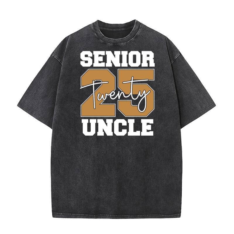 Senior twenty 2025 Uncle Washed T-Shirt