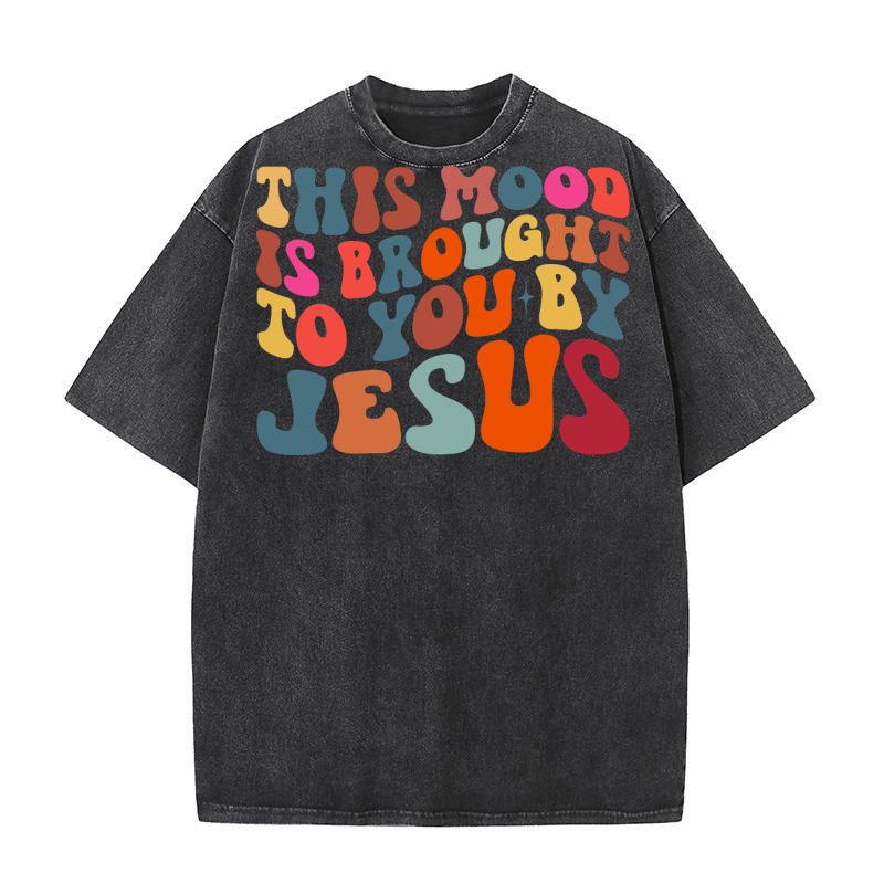 This Mood Is Brought To You By Jesus Washed T-Shirt