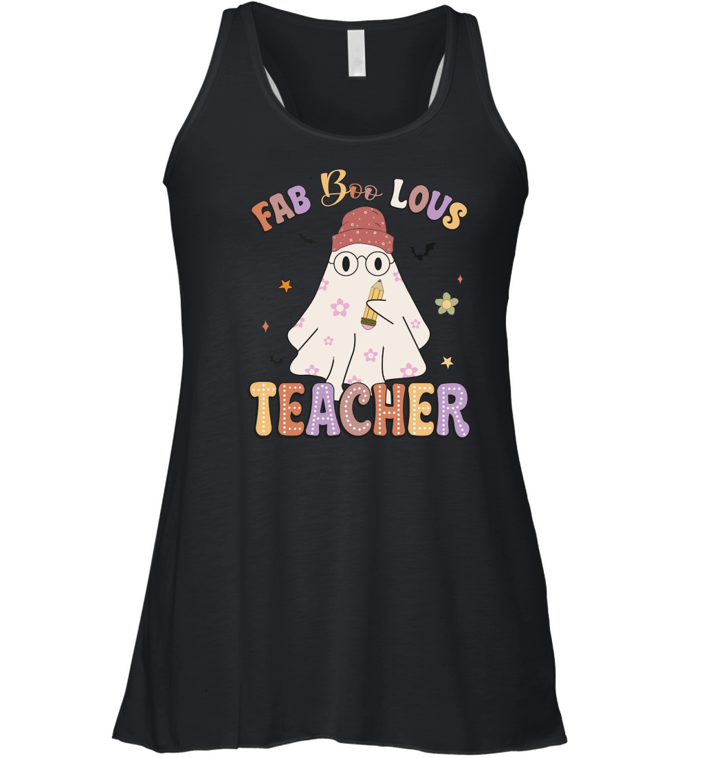 feb boo lous teacher Women's Flowy Tank Top