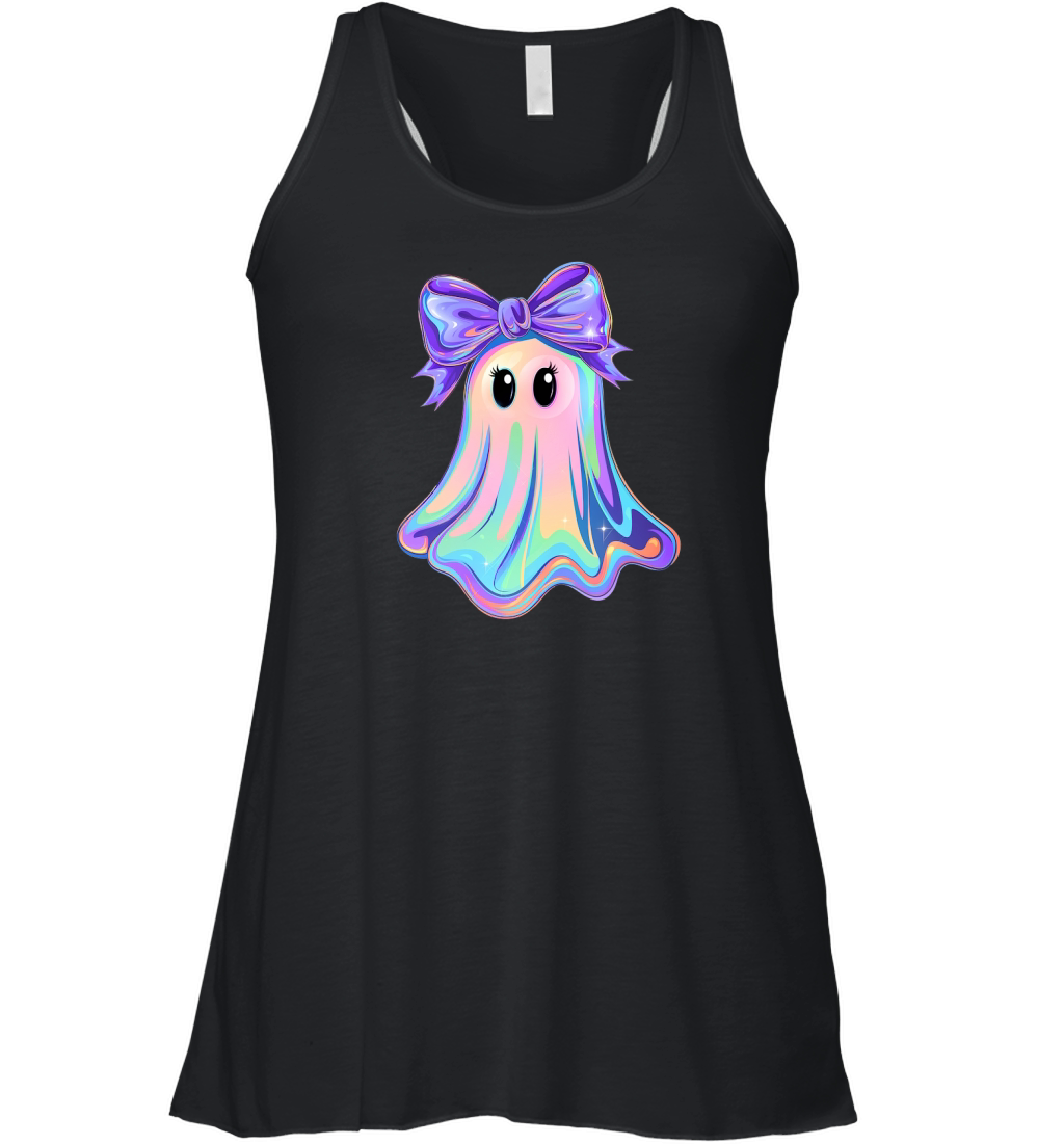 Iridescent Ghost Pumpkin 01 Women's Flowy Tank Top