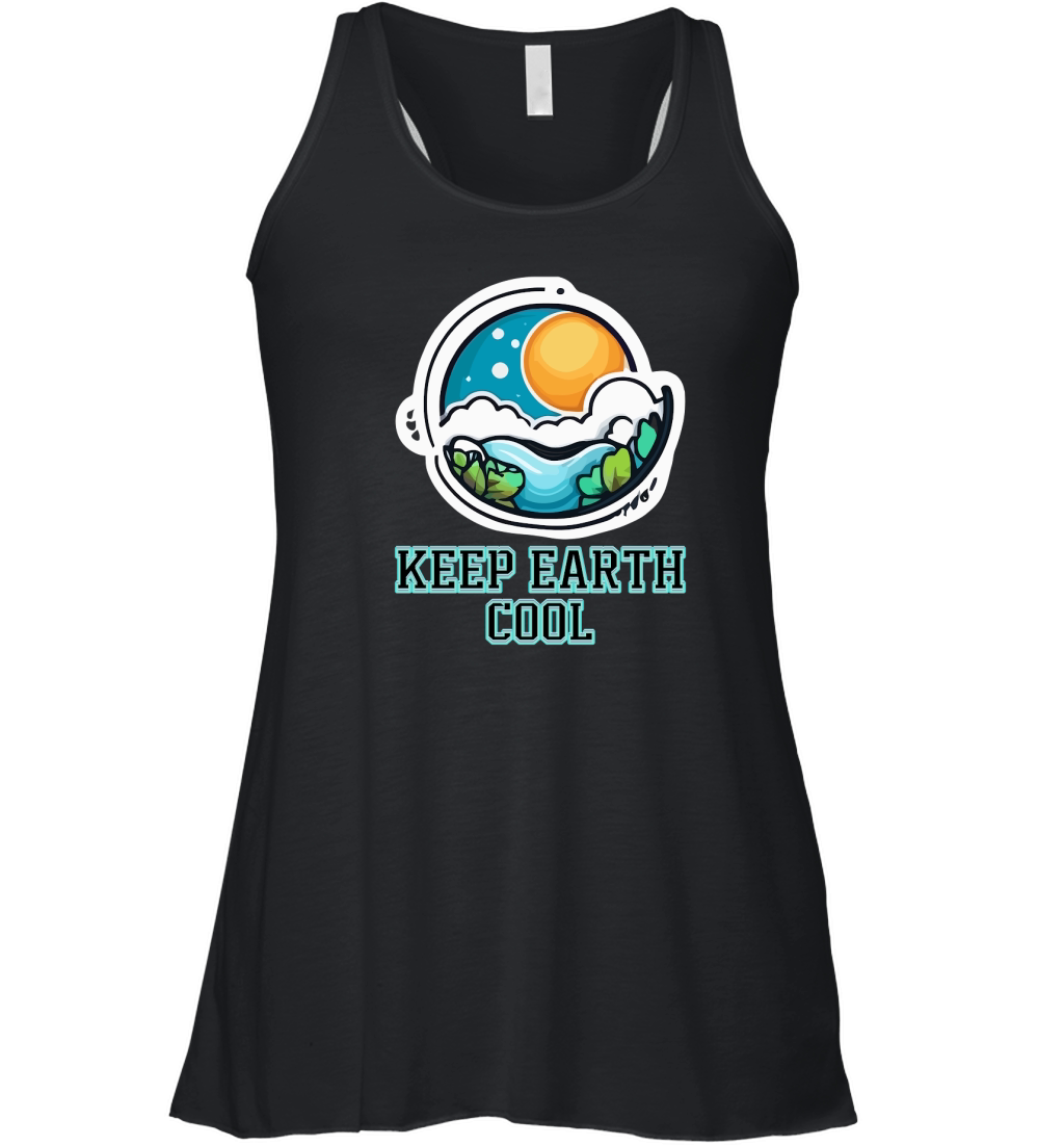 Keep earth cool Women's Flowy Tank Top
