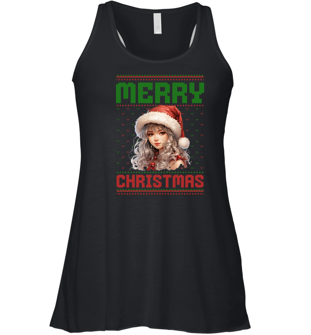 Merry christmas 59 65 Women's Flowy Tank Top