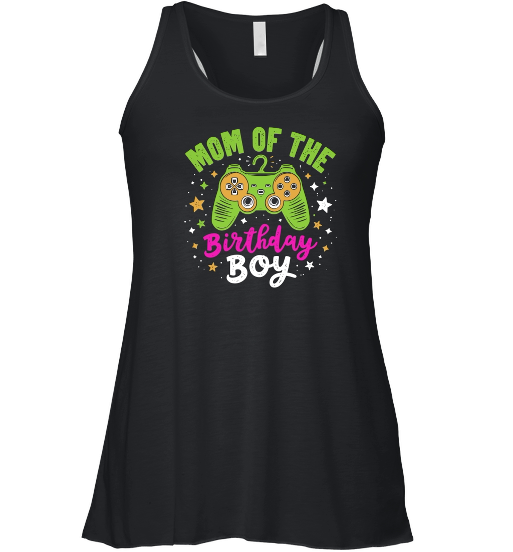 Mom of the birthday boy 8 Women's Flowy Tank Top