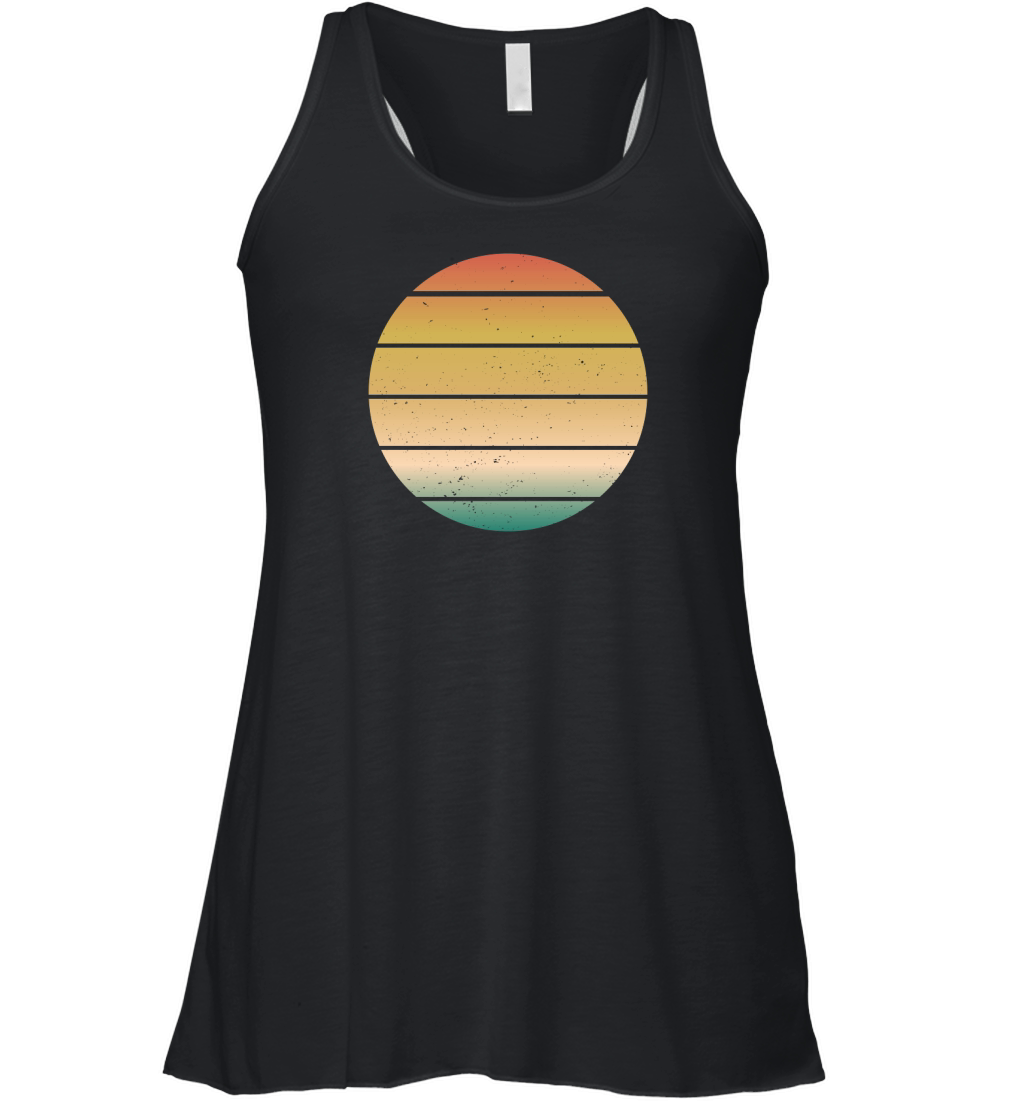 Vintage Retro Sunset (5) Women's Flowy Tank Top