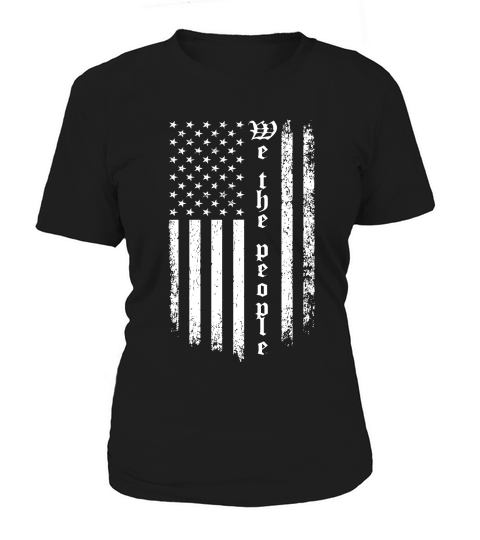 We the People Patriotic Flag Women's T-Shirt