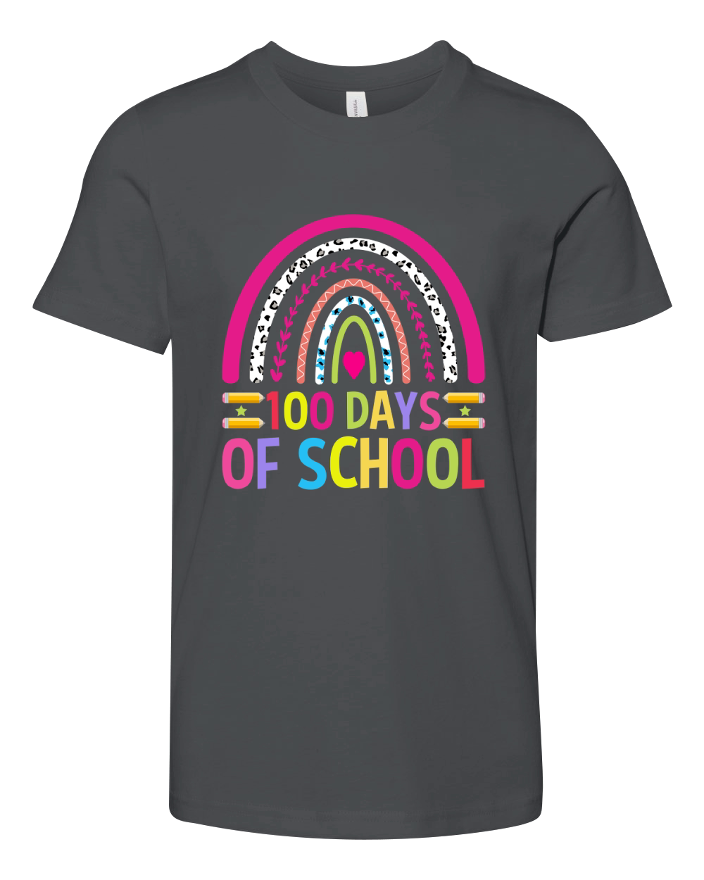 100 Days of School 4 03 Youth Unisex Jersey Tee