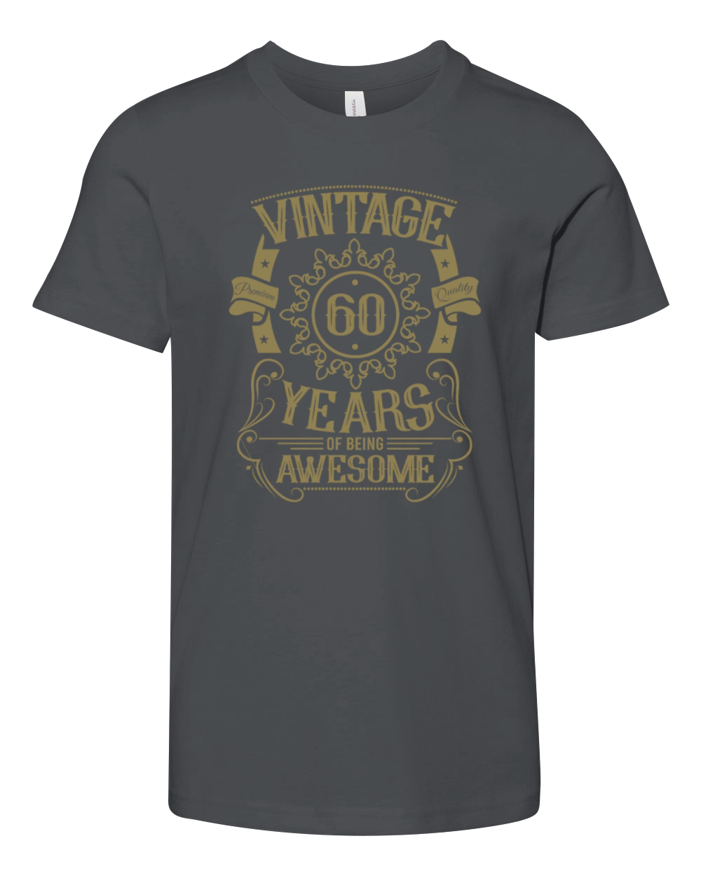 60th birthday gift ideas vintage husband wife Youth Unisex Jersey Tee