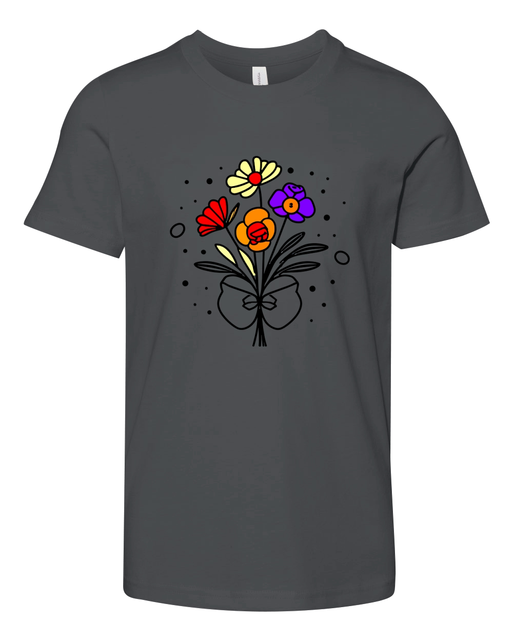 Flower T Shirt, Mom, Mothers Day Shirt, Sweet Shirt Design Flower Youth Unisex Jersey Tee