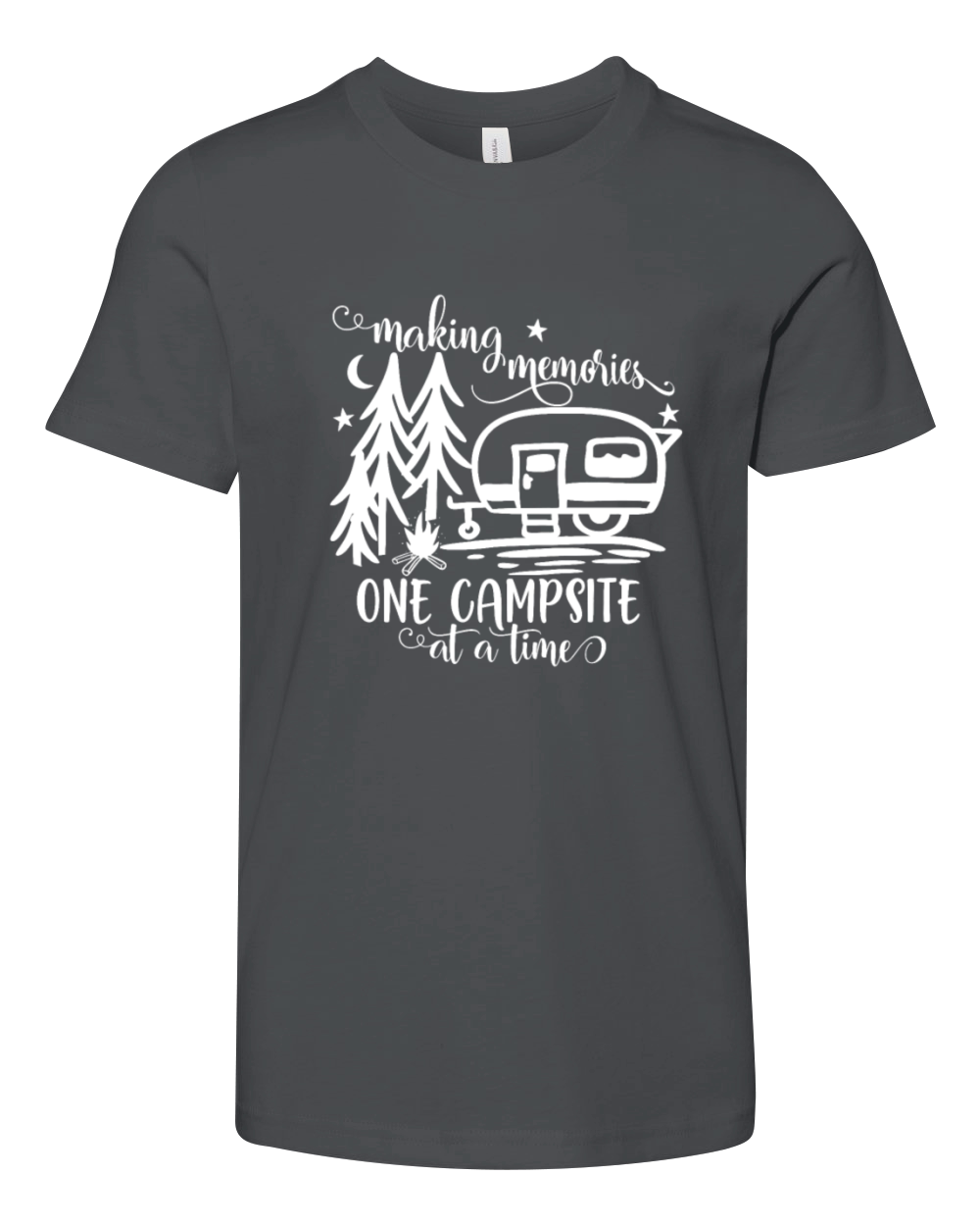 Making Memories One Campsite At A Time Outdoor Youth Unisex Jersey Tee