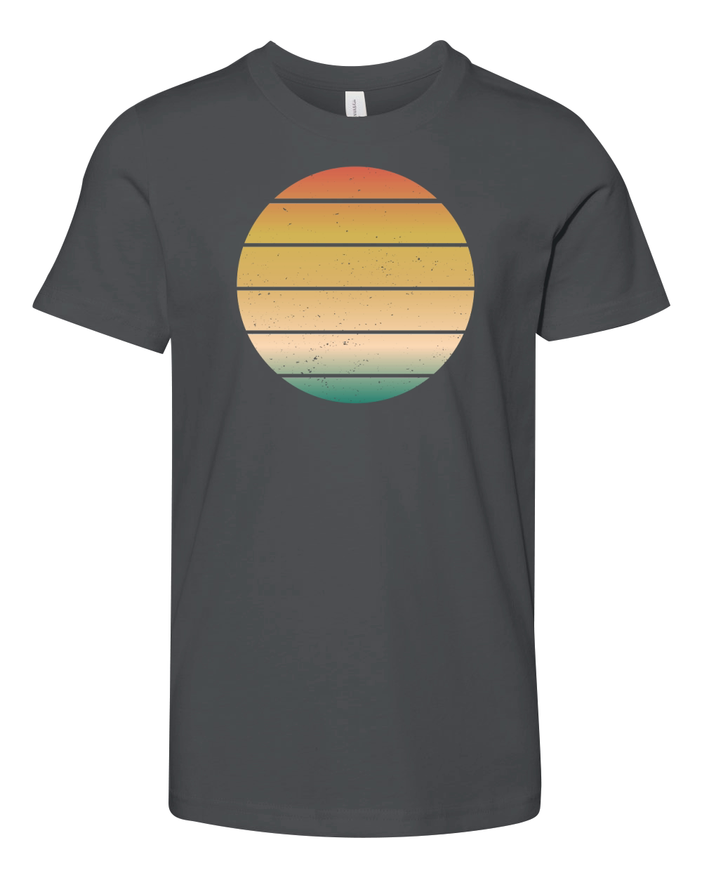 Vintage Retro Sunset (5) Youth Unisex Jersey Tee