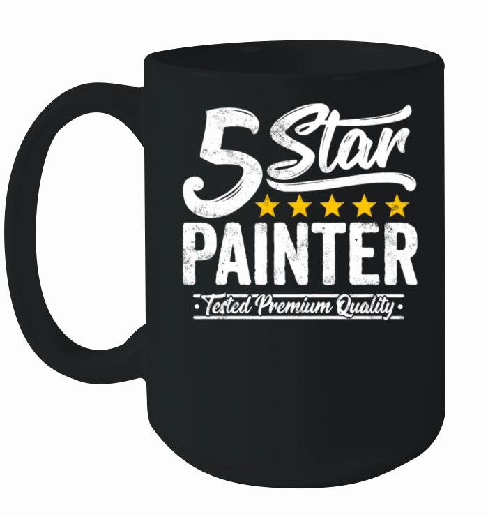 Best Painter Gift 5 Star Profession Job Workmate Ceramic Mug