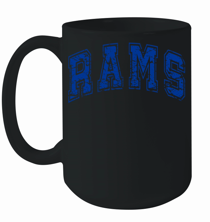 Rams.distressed 2 Ceramic Mug
