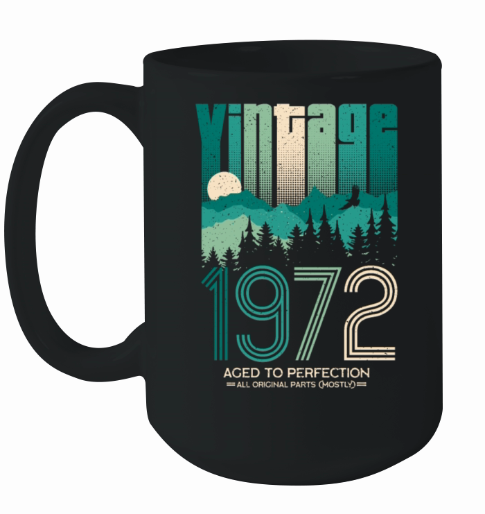 Vintage 1972 - 50 years old - 50th birthday gift Ceramic Mug