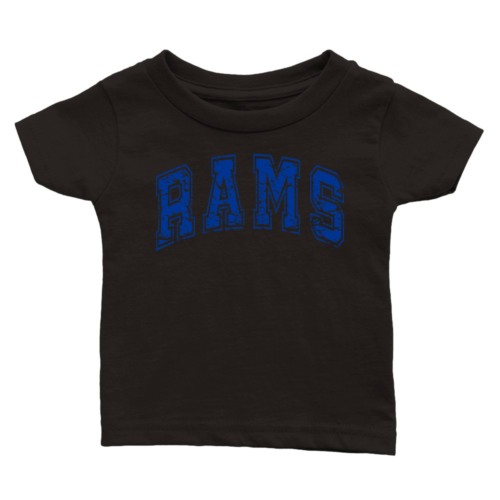Rams.distressed 2 Classic Baby Crewneck T-shirt