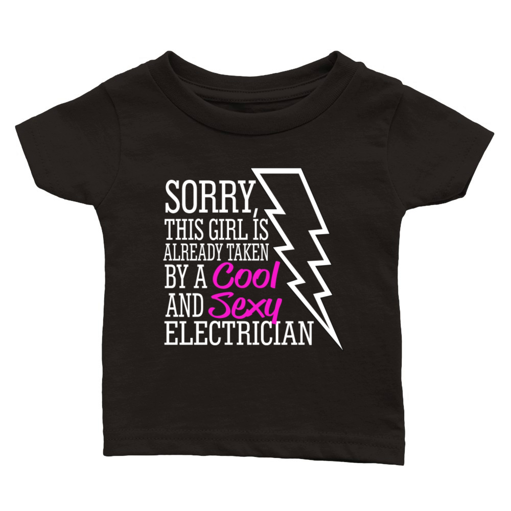 sexy electrician Classic Baby Crewneck T-shirt