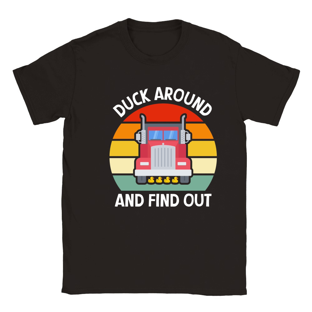 Duck Around and Find Out 2 Classic Kids Crewneck T-shirt