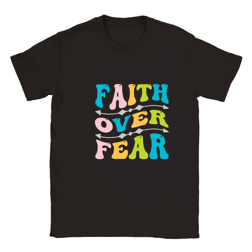 Faith over Fear Classic Kids Crewneck T-shirt