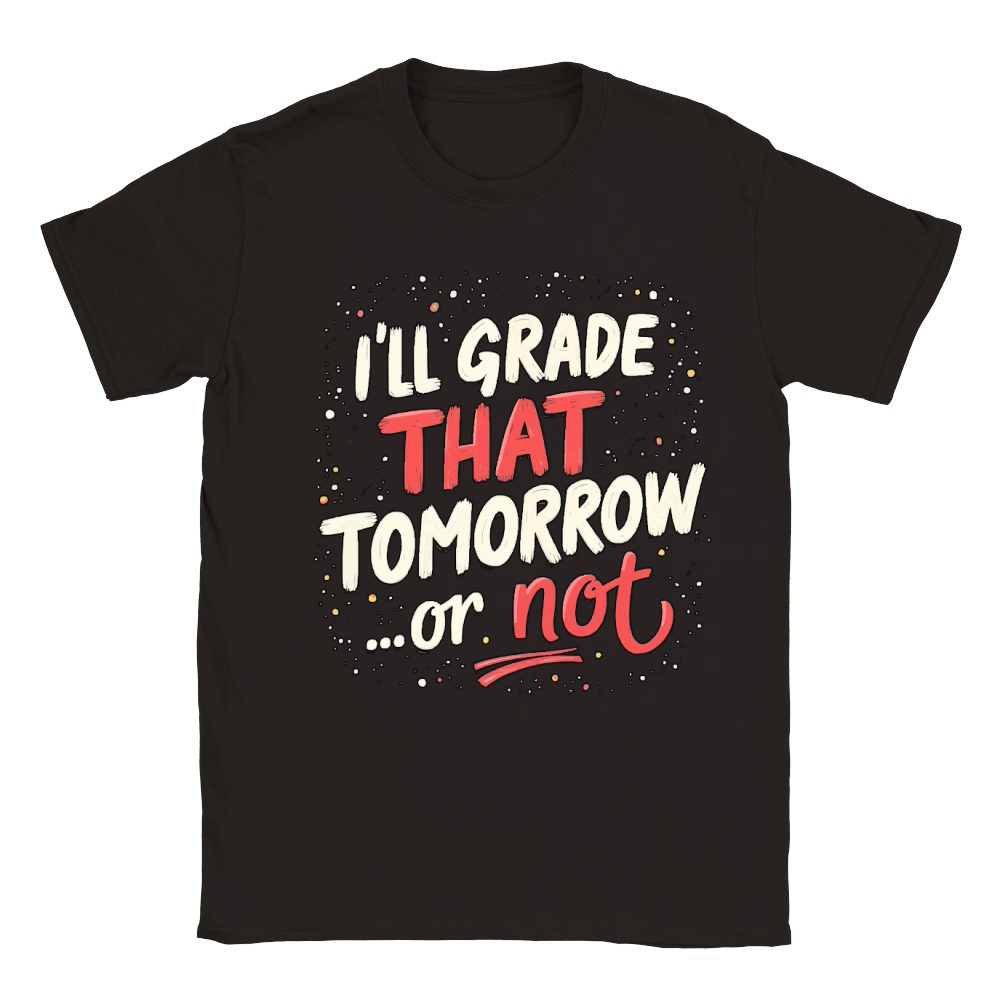 Ill grade that tomorrow or not 02 Classic Kids Crewneck T-shirt