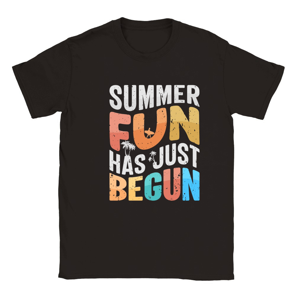 Summer Beach Vacation Summer Fun Has Just Begun Classic Kids Crewneck T-shirt