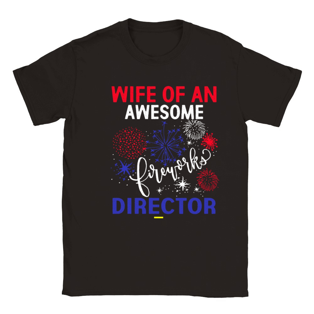 WIFE FIREWORKS DIRECTOR Funny USA 4th Of July Classic Kids Crewneck T-shirt