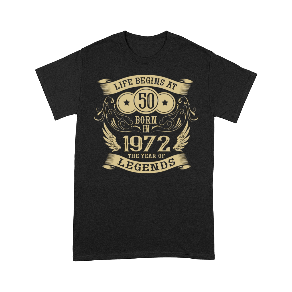 50th Birthday Gifts Vintage 1972 Birthday Comfort T-shirt