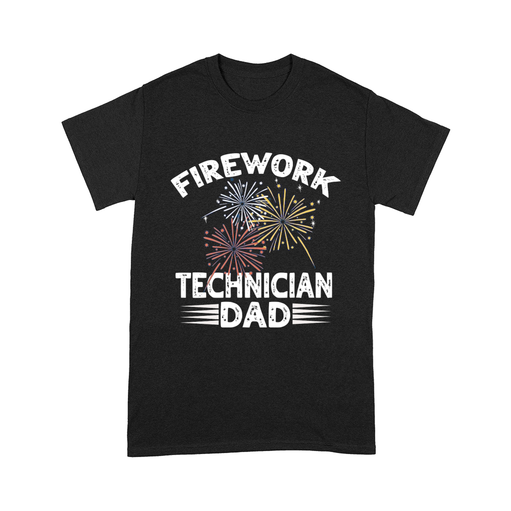 father day Firework Technician Daddy Funny America Comfort T-shirt