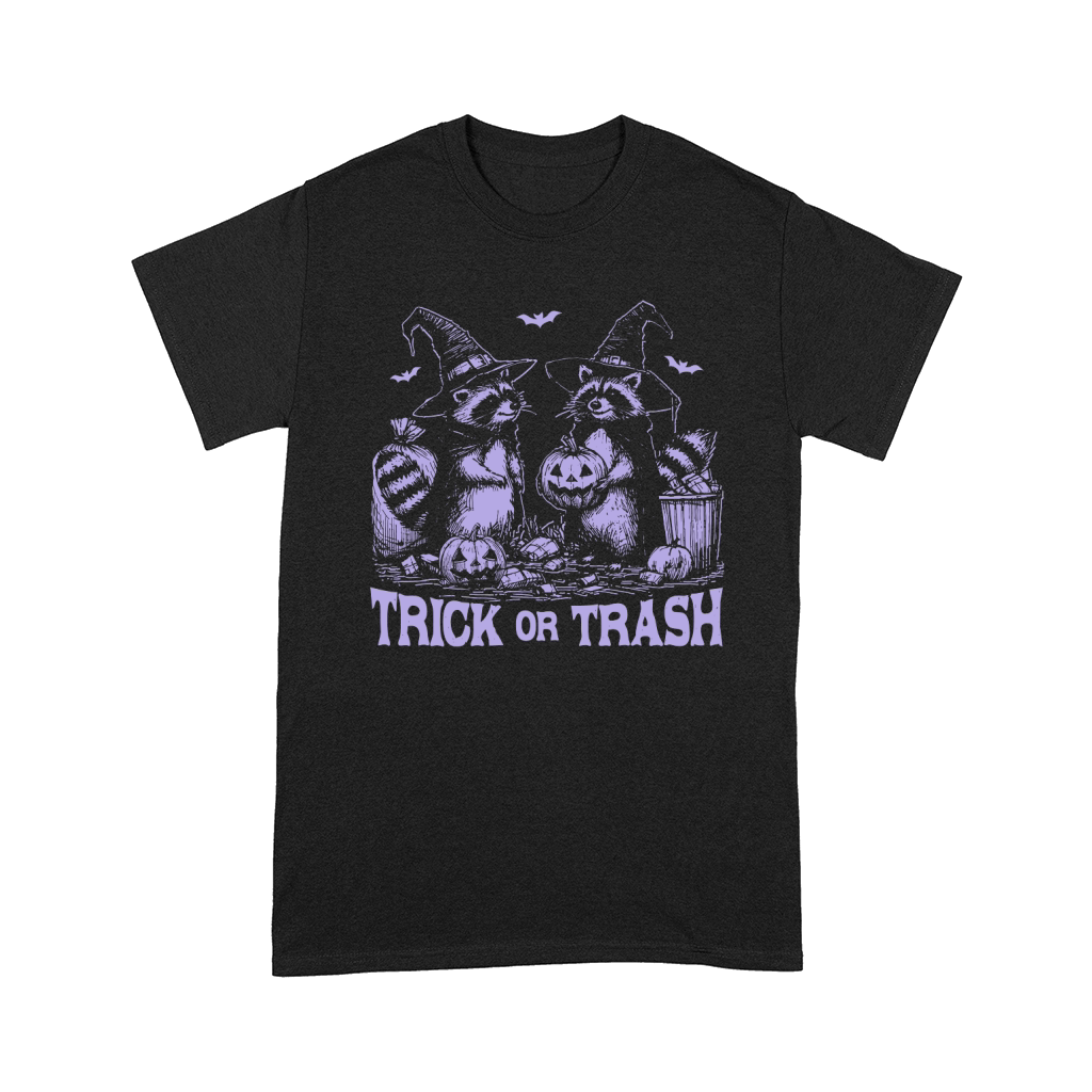 Trick Or Trash Halloween D Violet Comfort T-shirt