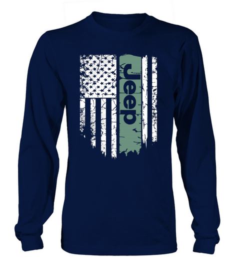 JEEP FLAG Long sleeved Unisex