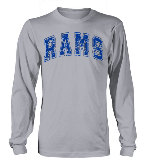 Rams.distressed 2 Long sleeved Unisex