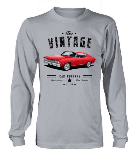 vintage car co chevelle Long sleeved Unisex