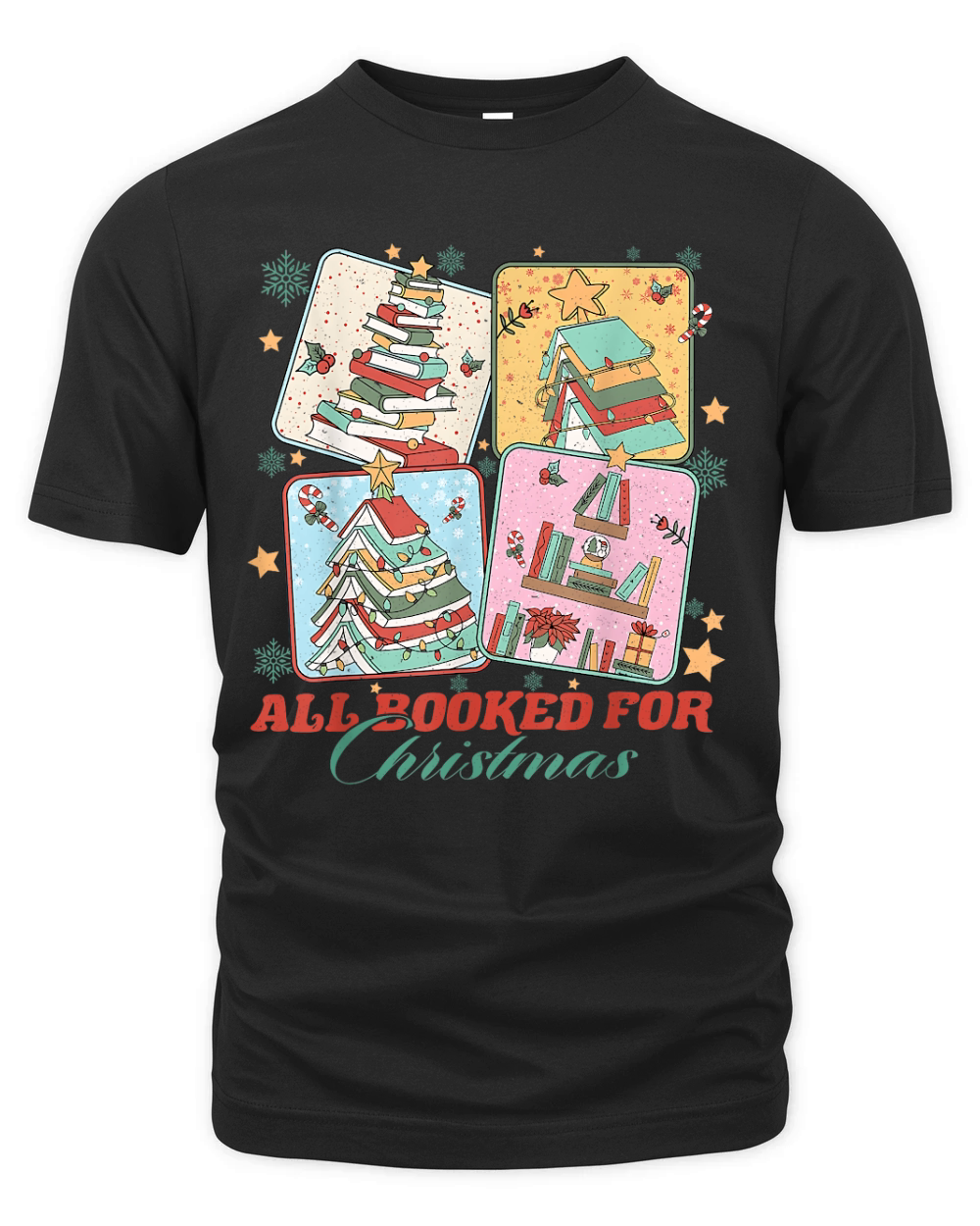 All booked for christmas 5 Organic Unisex T-shirt