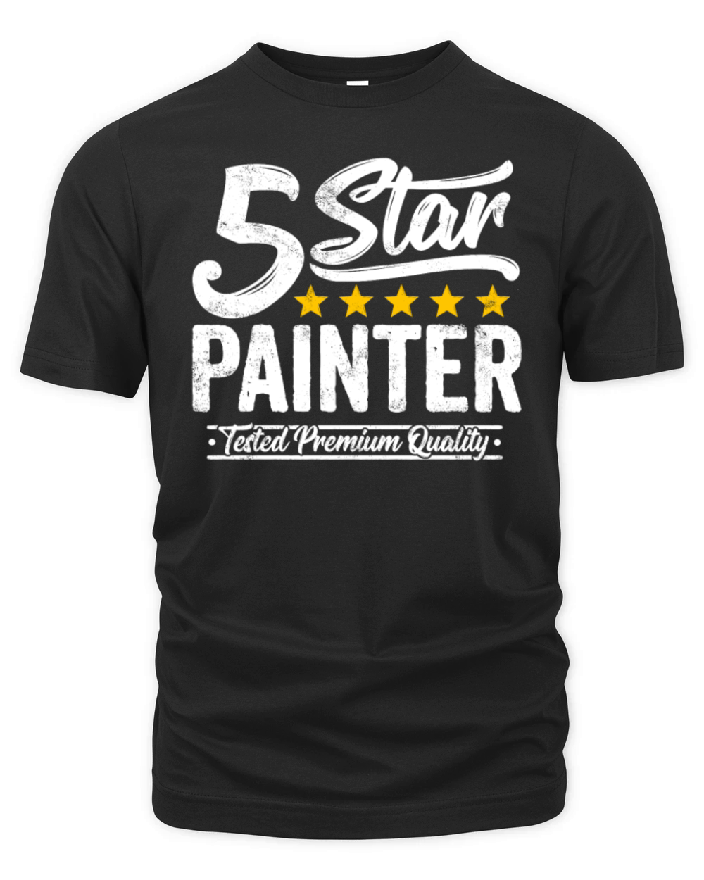 Best Painter Gift 5 Star Profession Job Workmate Organic Unisex T-shirt