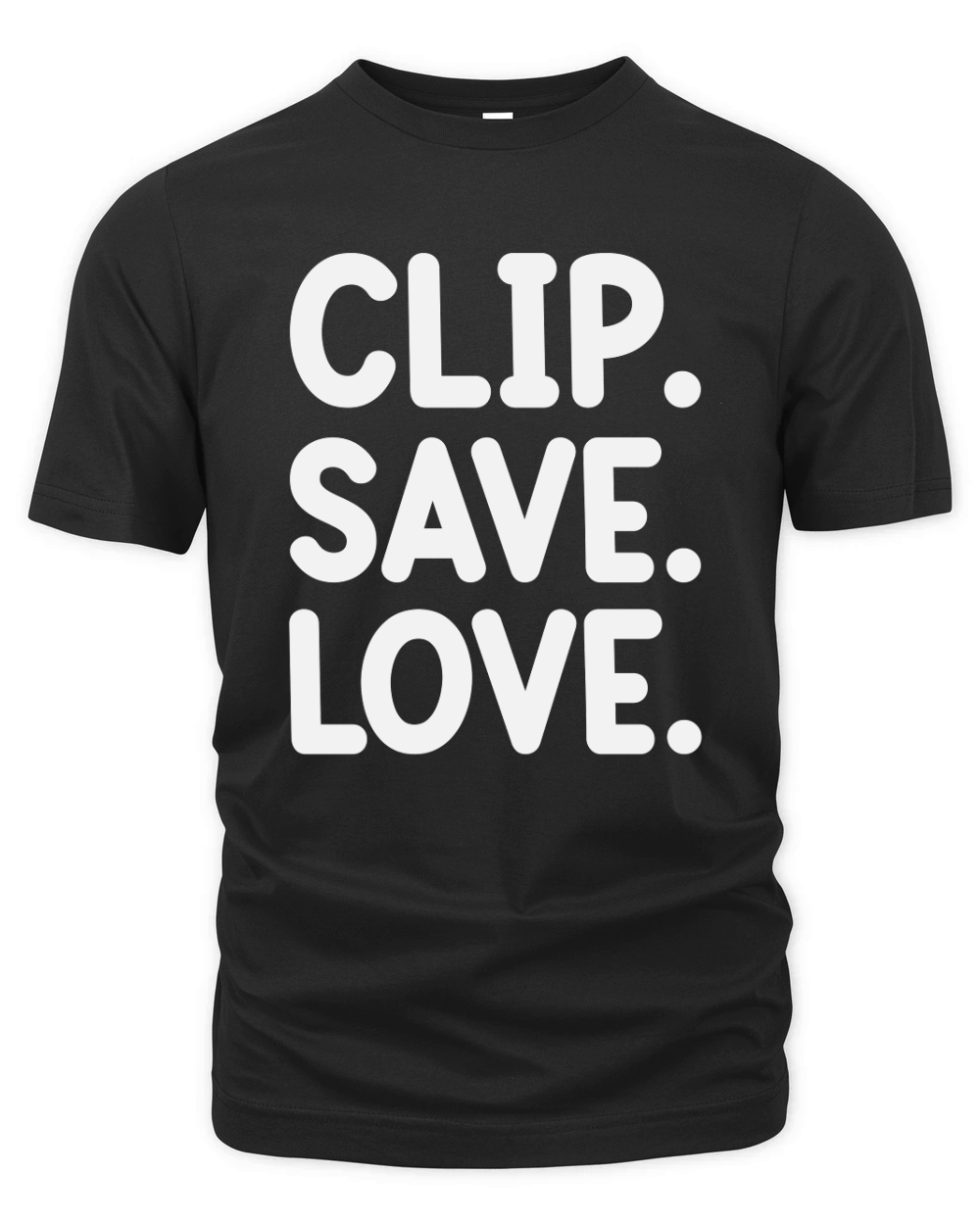 Clip Save Love Organic Unisex T-shirt