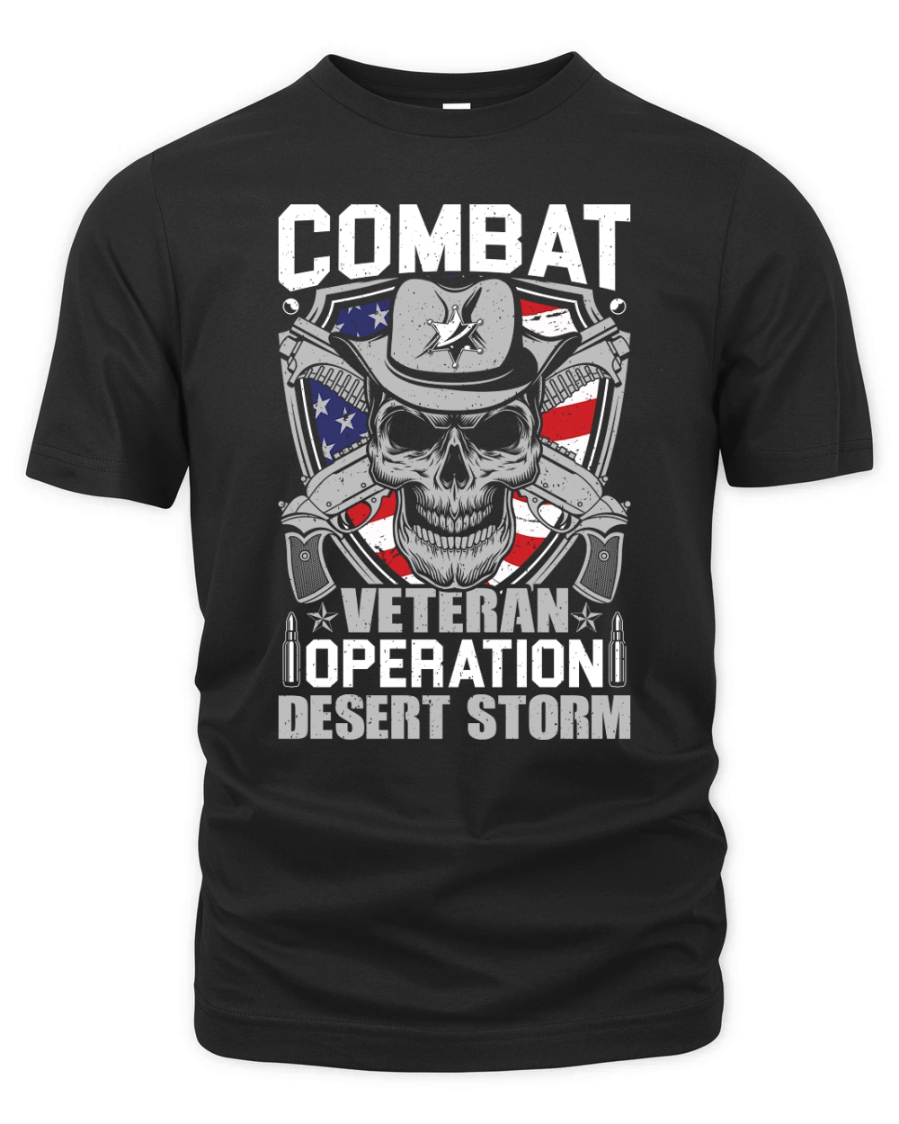 Combat Veteran Operation Desert Storm Organic Unisex T-shirt