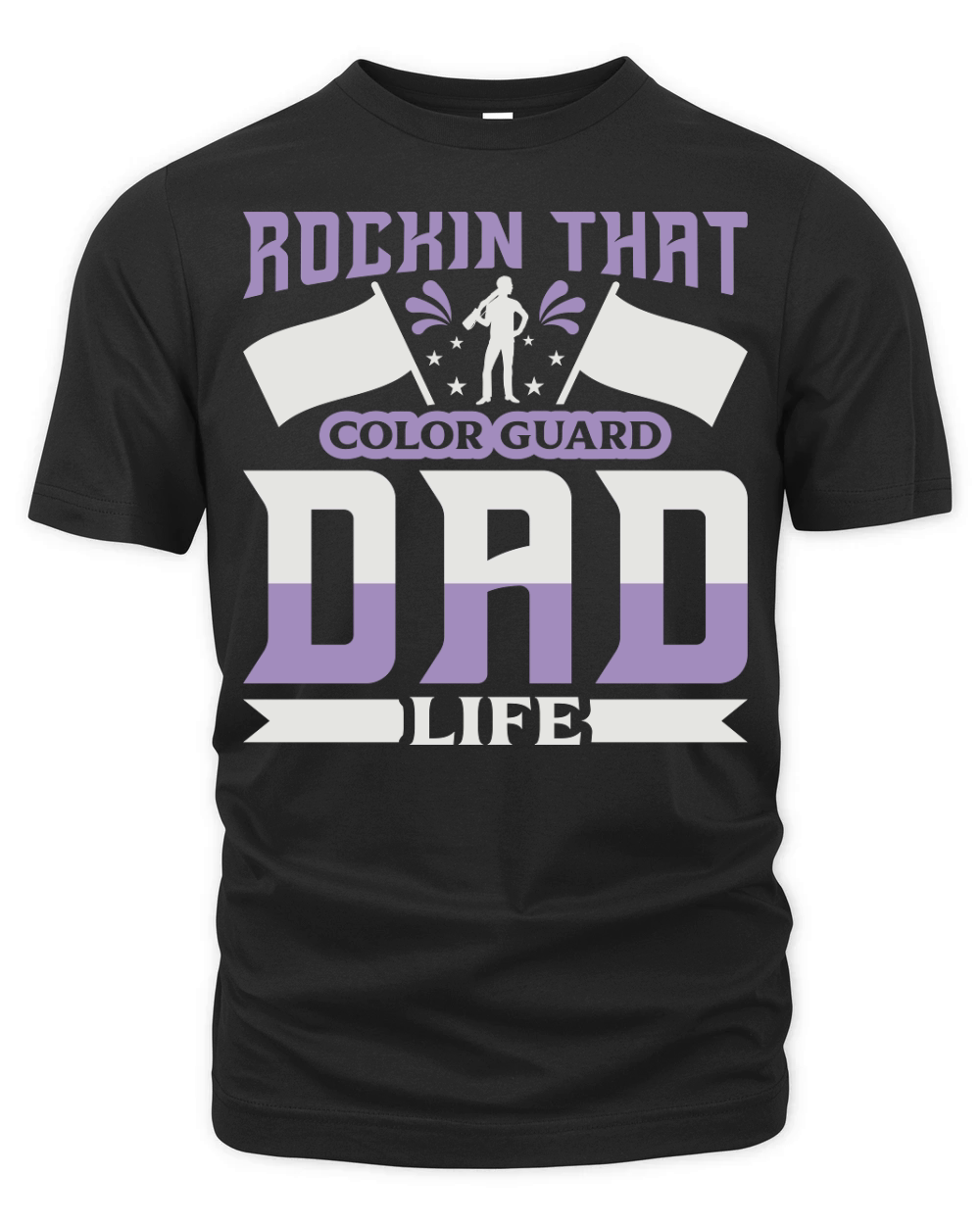 Rockin That Color Guard Dad Life 07 Organic Unisex T-shirt