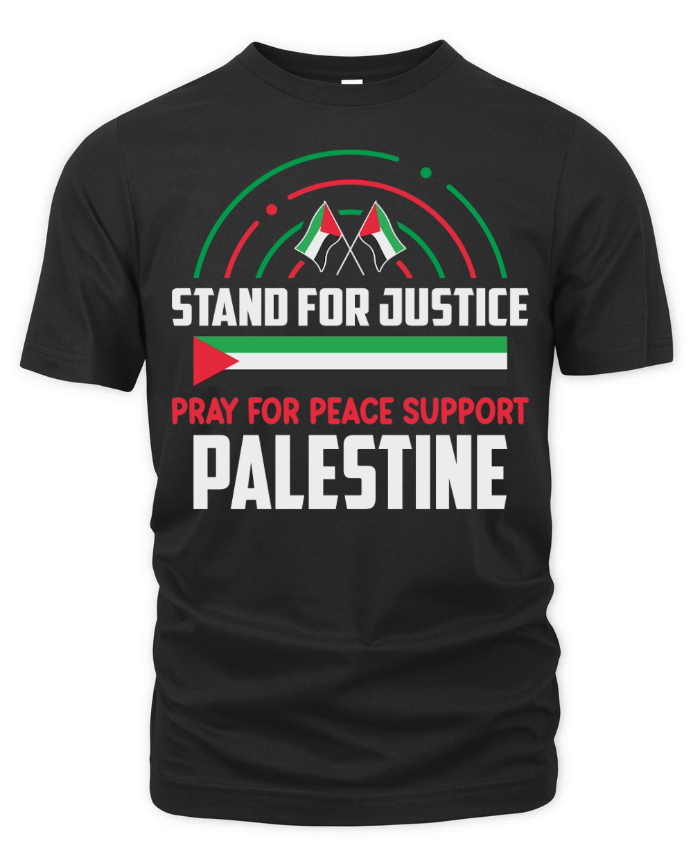 Stand For Justice Pray For Peace Support Palestine 06 Organic Unisex T-shirt