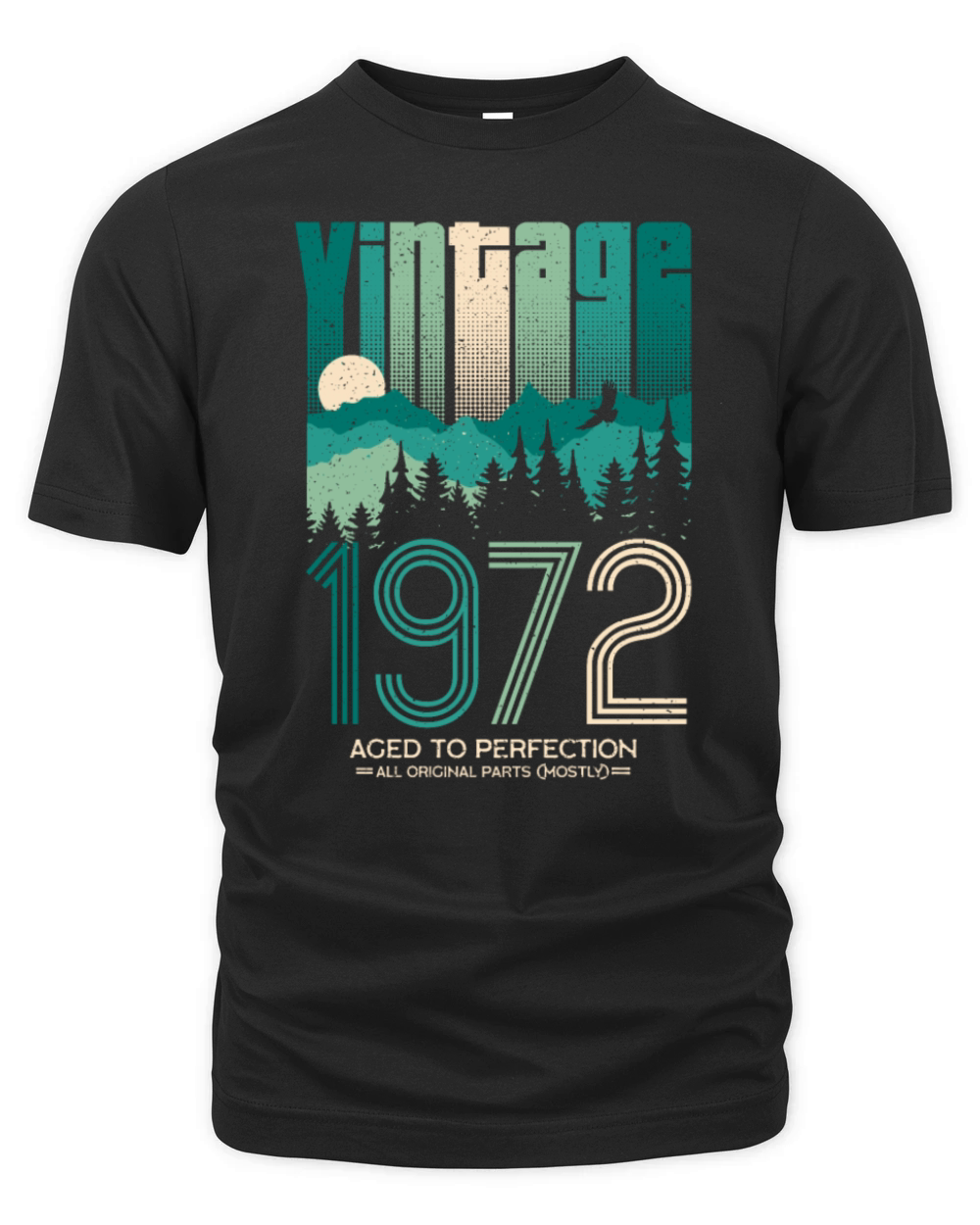Vintage 1972 - 50 years old - 50th birthday gift Organic Unisex T-shirt